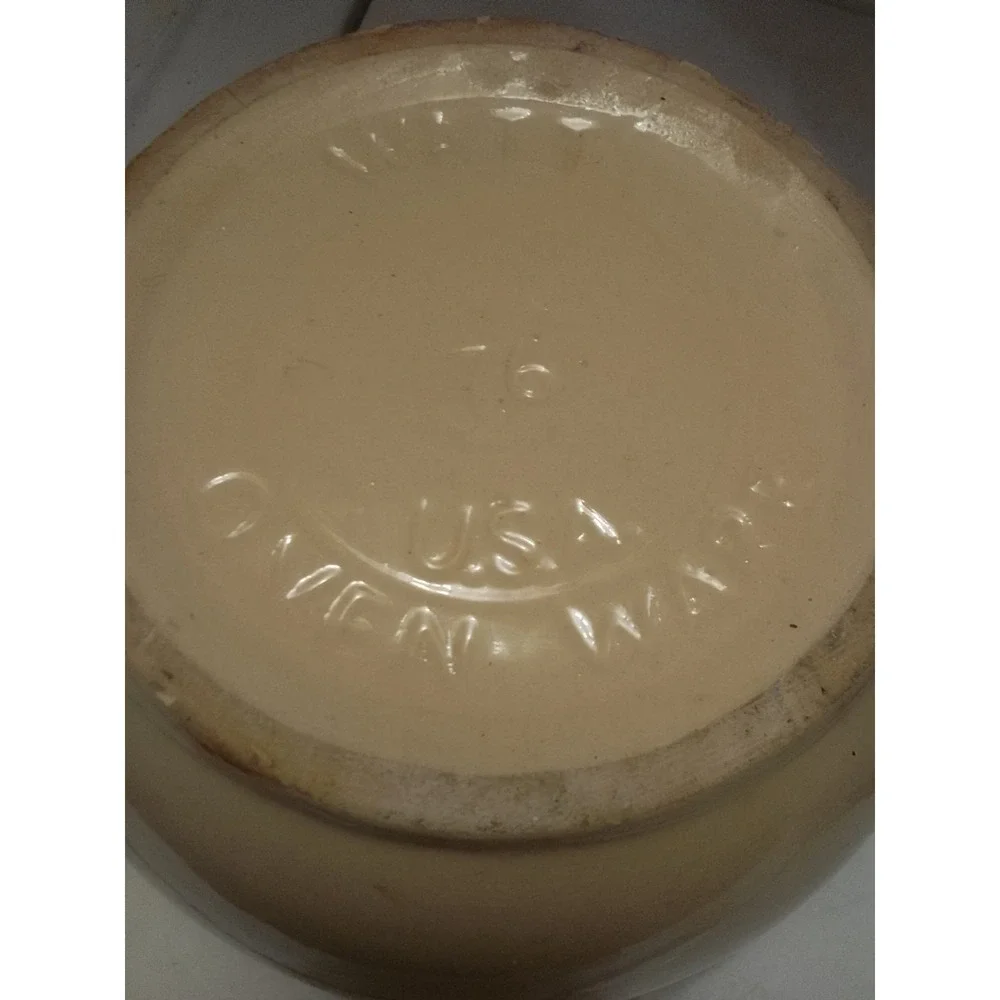 Replacement Watt Pottery 76 Apple Bean Pot/Cookie Jar Ovenware U.S.A No Lid...